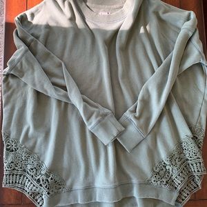 Long sleeve olive green sweater